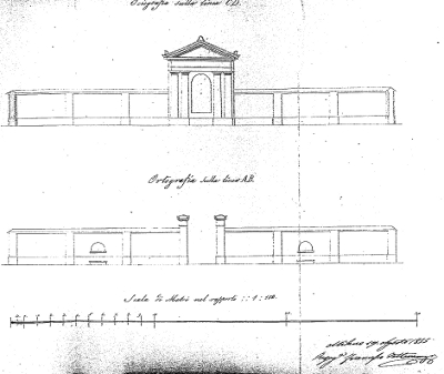 Disegno vecchio cimitero